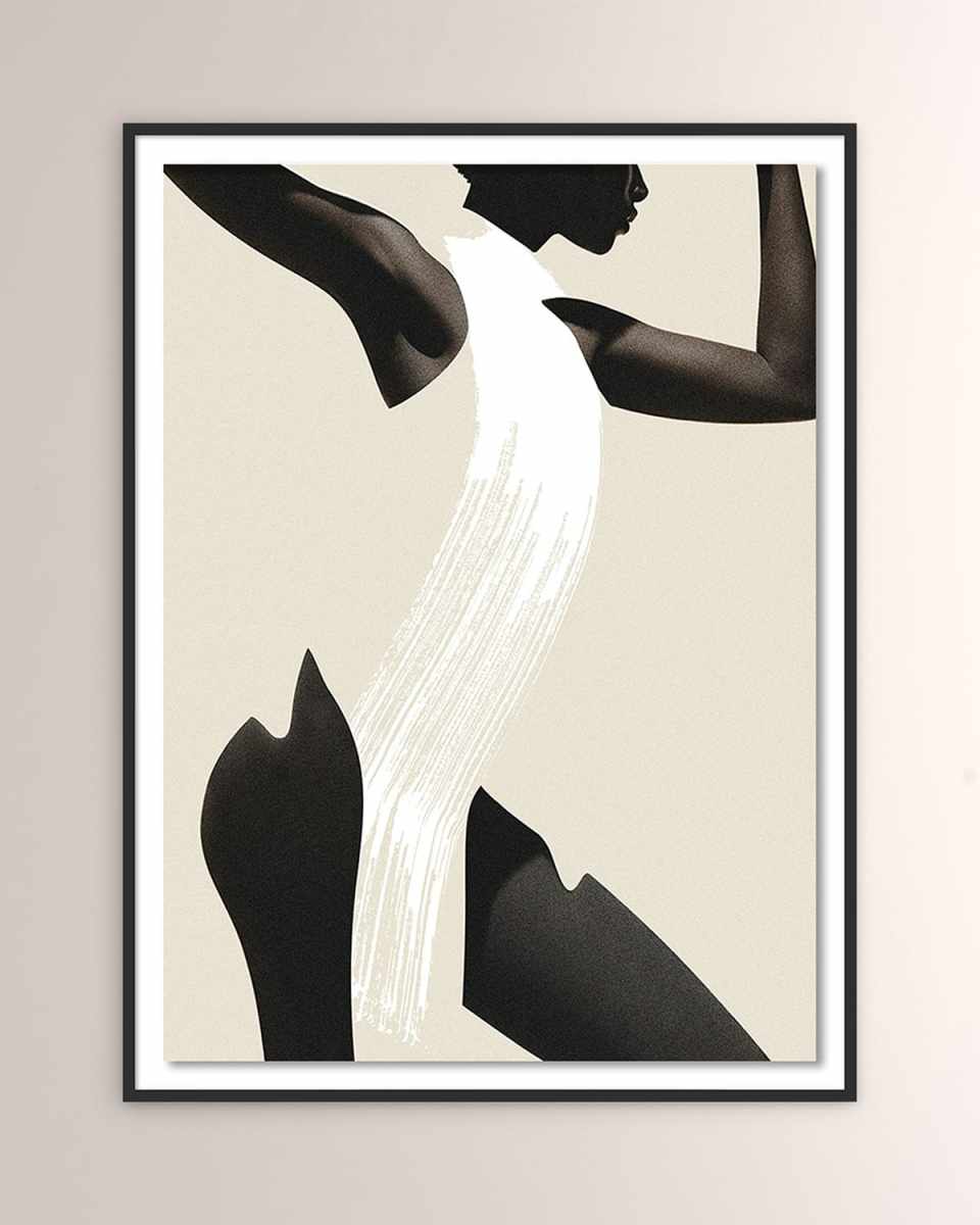 "Dancing II" Framed Giclee by Coup D'Esprit